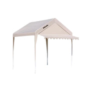 TREKKA Outdoor Pop-Up Gazebo - 3x3m Canopy Only with Wave Edge Awning, Reinforced Steel Frame, Waterproof & UV50+ Fabric, Wind-Stable Structure, Quick Assembly - Beige