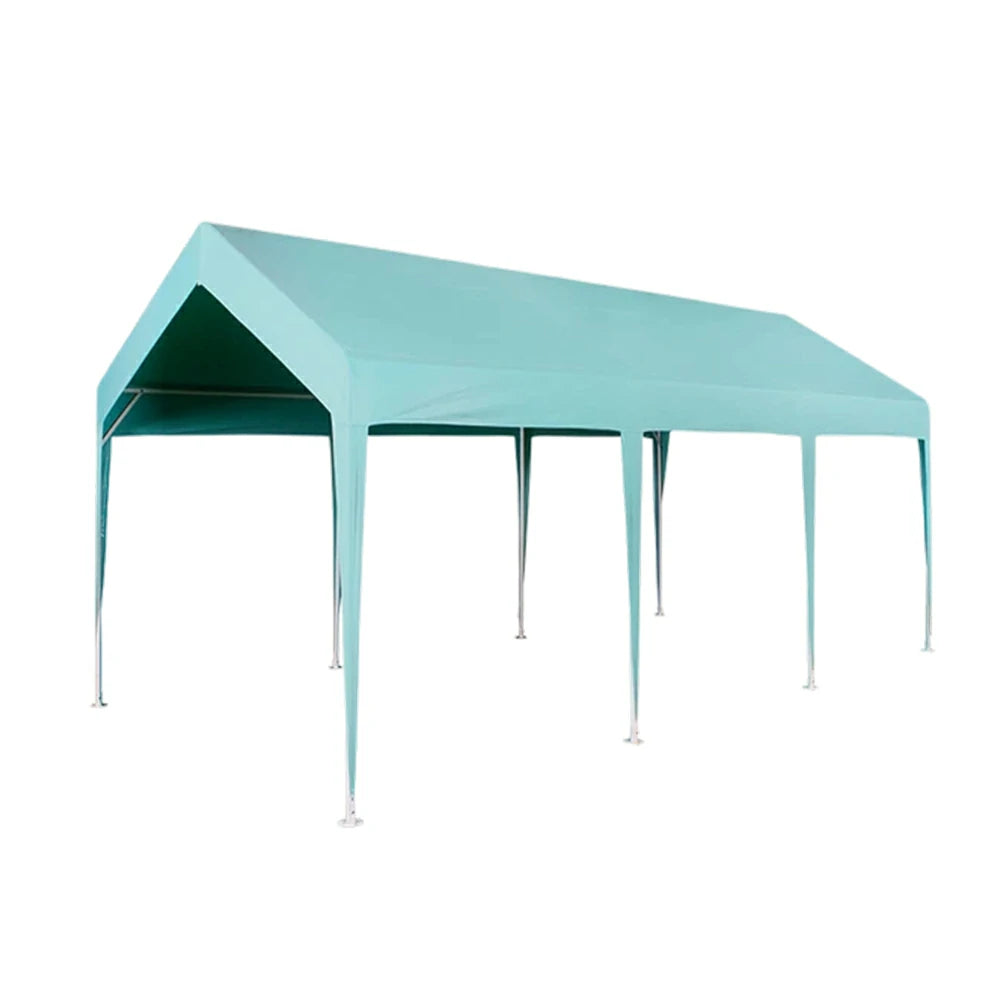 TREKKA Heavy-Duty Outdoor Canopy Tent - 3x6m Large Canopy with Reinforced Steel Frame, Waterproof & UV-Resistant Fabric, Wind-Stable Structure - Blue