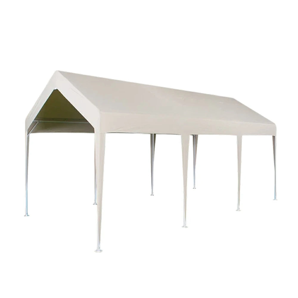 TREKKA Heavy-Duty Outdoor Canopy Tent - 3x6m Large Canopy with Reinforced Steel Frame, Waterproof & UV-Resistant Fabric, Wind-Stable Structure - Beige