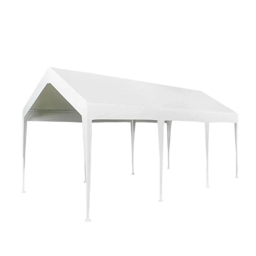TREKKA Heavy-Duty Outdoor Canopy Tent - 3x6m Large Canopy with Reinforced Steel Frame, Waterproof & UV-Resistant Fabric, Wind-Stable Structure - White