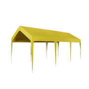 TREKKA Heavy-Duty Outdoor Canopy Tent - 3x6m Large Canopy with Reinforced Steel Frame, Waterproof & UV-Resistant Fabric, Wind-Stable Structure - Orange