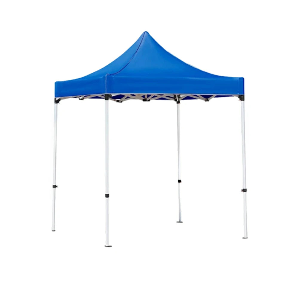 TREKKA Outdoor Pop-Up Canopy - 2/3m Square Canopy with Reinforced Steel Frame, Waterproof & UV-Resistant Fabric, Wind-Stable Structure - Blue