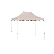 TREKKA Outdoor Pop-Up Canopy - 2/3m Square Canopy with Reinforced Steel Frame, Waterproof & UV-Resistant Fabric, Wind-Stable Structure - Beige