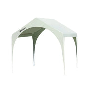 TREKKA Outdoor Arch Canopy Gazebo - 3x3m Canopy Only with Reinforced Steel Frame, Waterproof & UV-Resistant Fabric, Wind-Stable Structure - Green