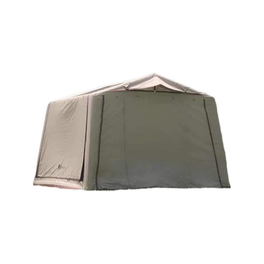 TREKKA Multi-Awning Ridge Camping Tent 7.8 Blackout Edition - UV-Resistant, Waterproof, Spacious Interior, Quick Setup - Black