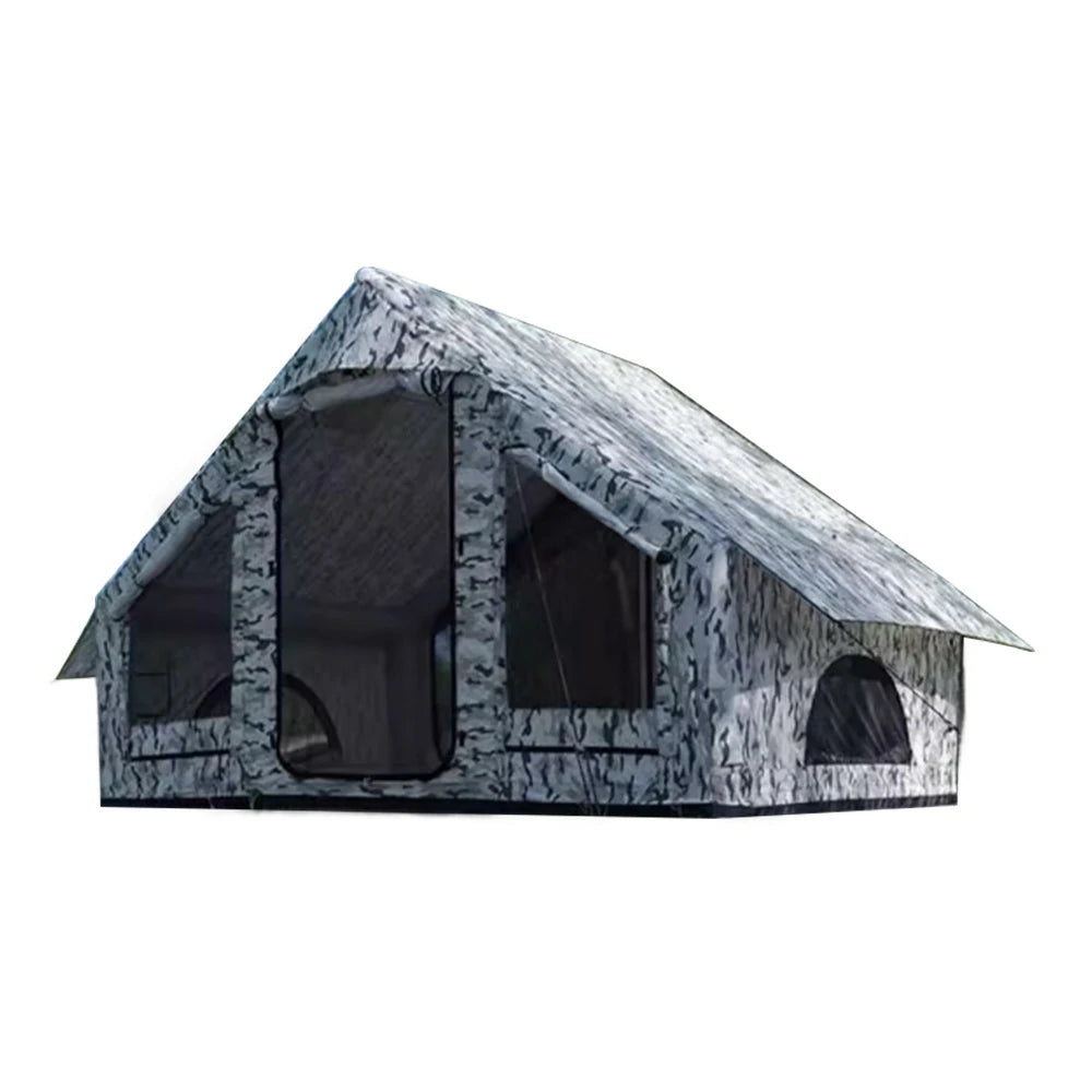 TREKKA Single Camping Tent No-Extension Rainfly Camo Edition - Waterproof, Windproof, Durable Outdoor Shelter, Easy Setup - Camouflage