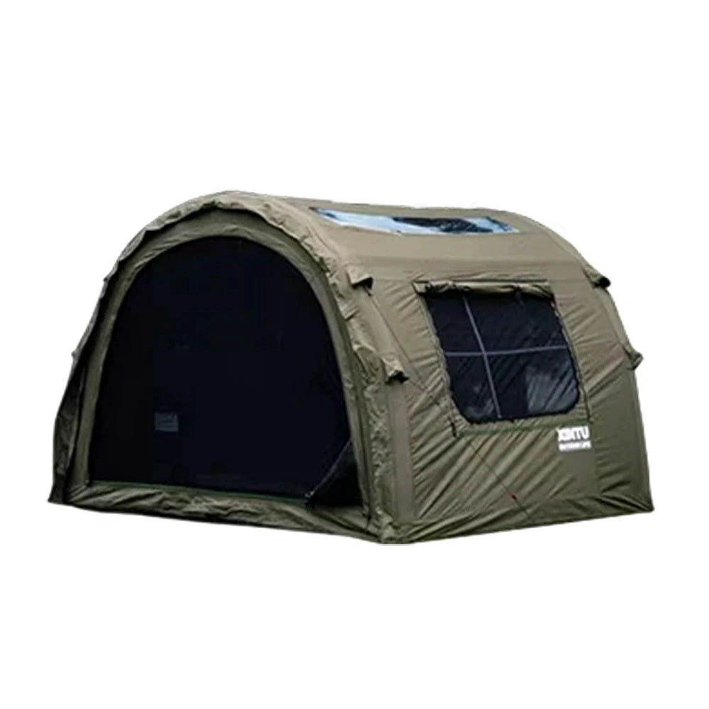 TREKKA Modular Inflatable Camping Tent for 2–3 People - All-Season Design, Extra-Stable Structure, Ideal for Autumn & Winter Camping - Army Green