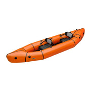 TREKKA 2-Person Inflatable Kayak Streamlined Patented Hull Lightweight Compact Design Spacious Interior for Recreation & Travel - Orange