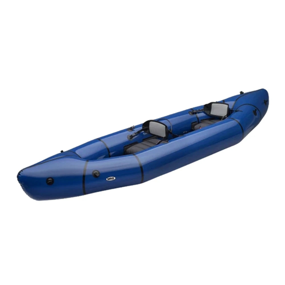 TREKKA 2-Person Inflatable Kayak Streamlined Patented Hull Lightweight Compact Design Spacious Interior for Recreation & Travel - Blue