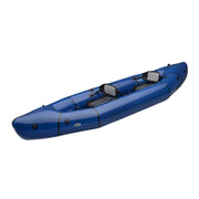 TREKKA 2-Person Inflatable Kayak Streamlined Patented Hull Lightweight Compact Design Spacious Interior for Recreation & Travel - Blue