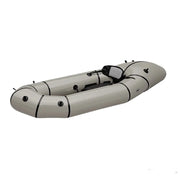 TREKKA Single Inflatable Kayak Lightweight Compact Design Breathable Mesh Backrest Ideal for Boating & Fishing - Beige