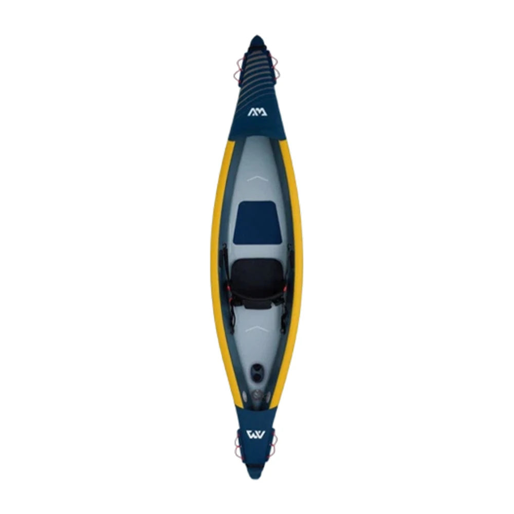 TREKKA 1/2/3-Person Inflatable Kayak Lightweight Durable Design Inflatable Keel Splash-Proof Shields Ideal for Boating & Fishing