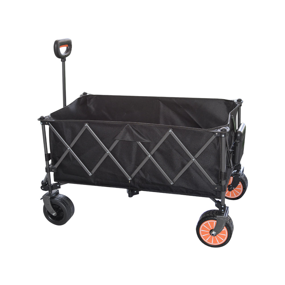 TREKKA ETC002 Electric Folding Camping Cart -180L Large Capacity Outdoor Cart Climbing Camping Equipment Beach Cart Shopping Cart