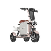 YIDI DDU10S 1000W 48V 10Ah/15Ah 11-inch Lithium Battery Dual Drive Foldable Black & Pink/Black & White High Carbon Steel Electric Scooter Drum Brake