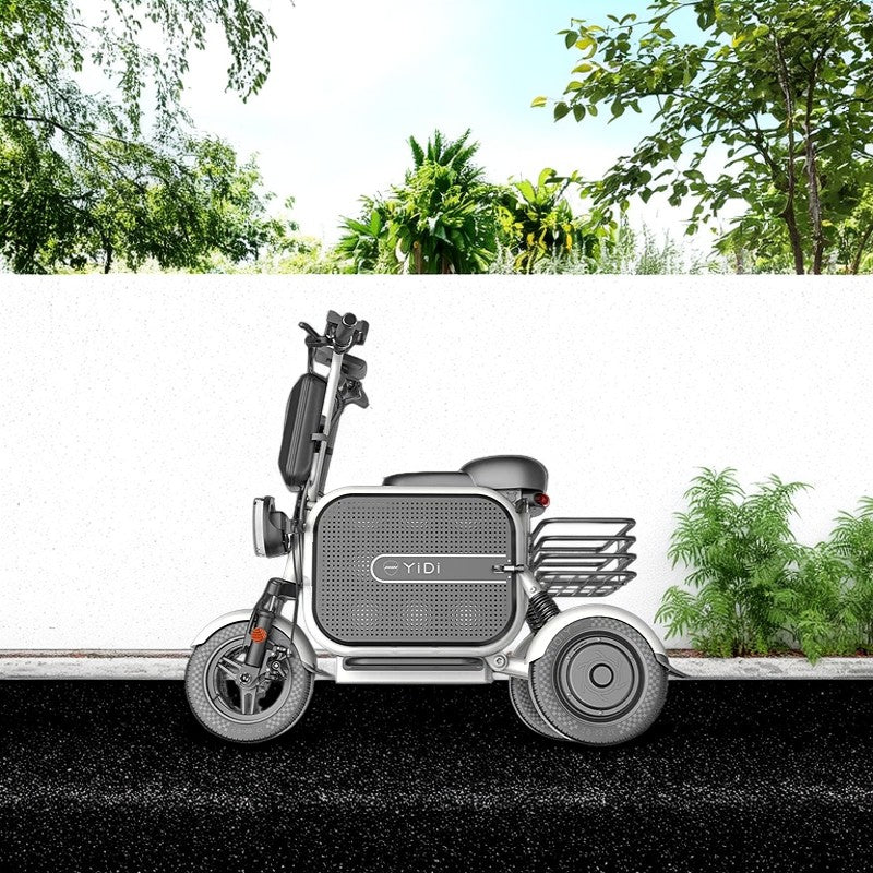 YIDI DDU10S 1000W 48V 10Ah/15Ah 11-inch Lithium Battery Dual Drive Foldable Black & Pink/Black & White High Carbon Steel Electric Scooter Drum Brake