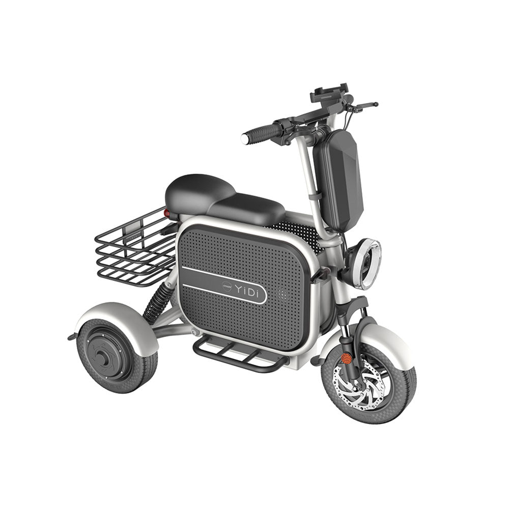 YIDI DDU10S 1000W 48V 10Ah/15Ah 11-inch Lithium Battery Dual Drive Foldable Black & Pink/Black & White High Carbon Steel Electric Scooter Drum Brake