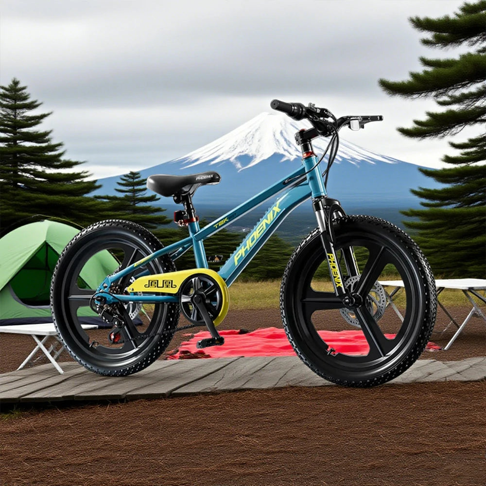 VOLTUS 18/20/22 Kids' Bike - Gear & Single-Speed Options, Integrated Wheels - Blue