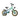 VOLTUS 14/18/22 Inch Children's Bicycle Foot Support & Training Wheels Magnesium Alloy Integrated Wheel CNC Double-Layer Knife Ring - Grey&Green