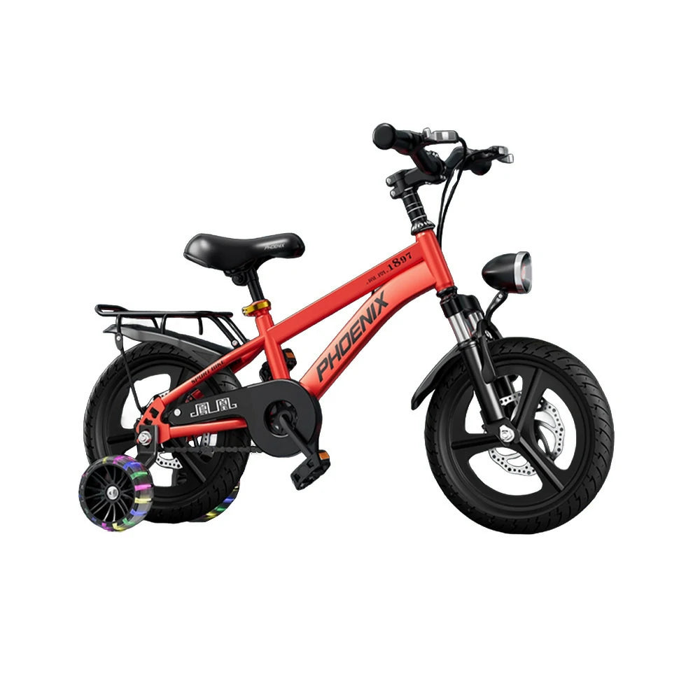 VOLTUS 18/20/22 Kids' Bike with Rear Seat – Integrated or Spoke Wheels - Red