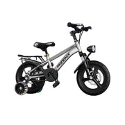 VOLTUS 18/20/22 Kids' Bike with Rear Seat – Integrated or Spoke Wheels - Silvery