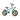 VOLTUS 14/18/22 Inch Children's Bicycle Foot Support & Training Wheels Magnesium Alloy Integrated Wheel - Grey&Green