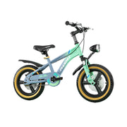 VOLTUS 14/18/22 Inch Children's Bicycle Foot Support & Training Wheels Magnesium Alloy Integrated Wheel - Grey&Green