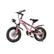 VOLTUS 14/18/22 Inch Children's Bicycle Foot Support & Training Wheels CNC Double-Layer Knife Ring - Pink