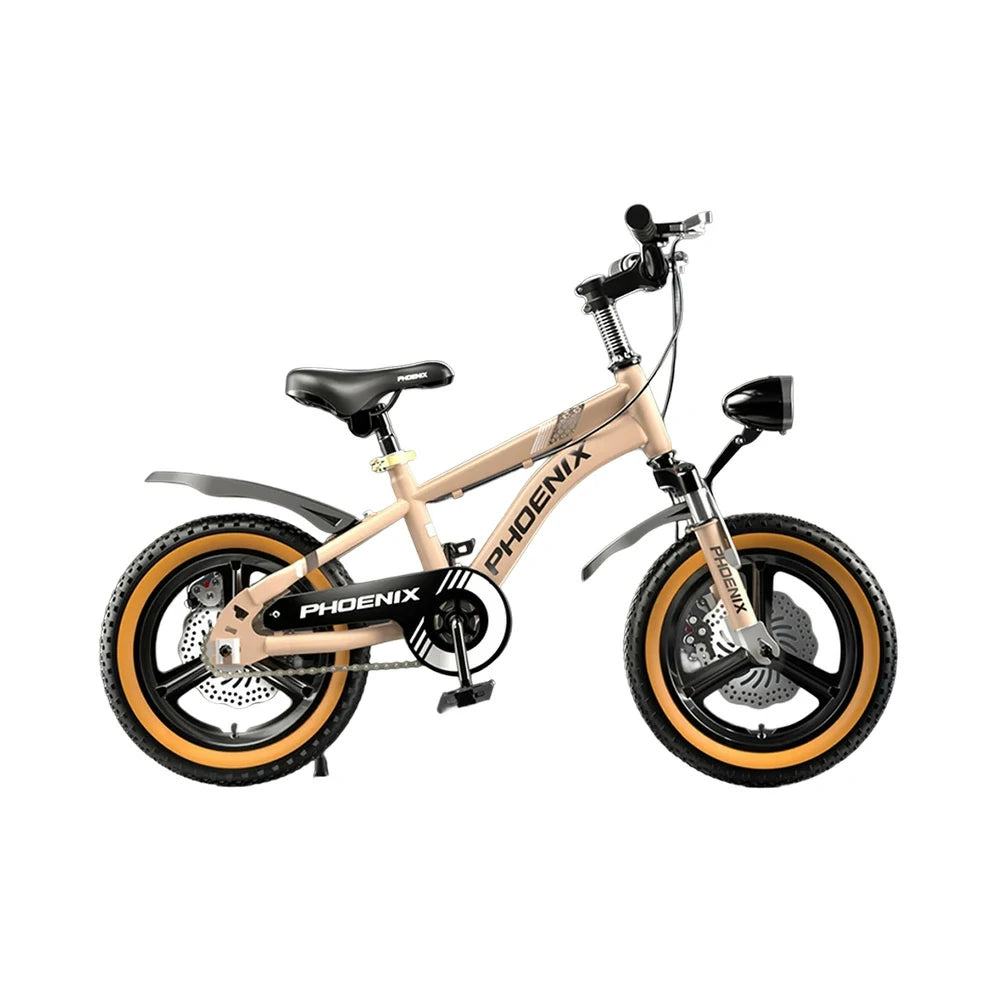 VOLTUS 14/18/22 Inch Children's Bicycle Foot Support & Training Wheels Upgraded Magnesium Alloy Integrated Wheel - Golden