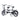 VOLTUS 2-Person Folding Bicycle 20 Inch Variable Speed - Black/Orange/White