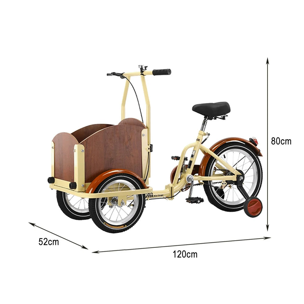 VOLTUS Children's Reverse Riding Bicycle Single Speed Safety Wheel Edition - Yellow