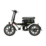 VOLTUS Foldable Electric Scooter, 48V55AH Battery, Hydraulic Suspension, Aviation-Grade Alloy Frame, Vacuum Tyres, Waterproof Motor - Black