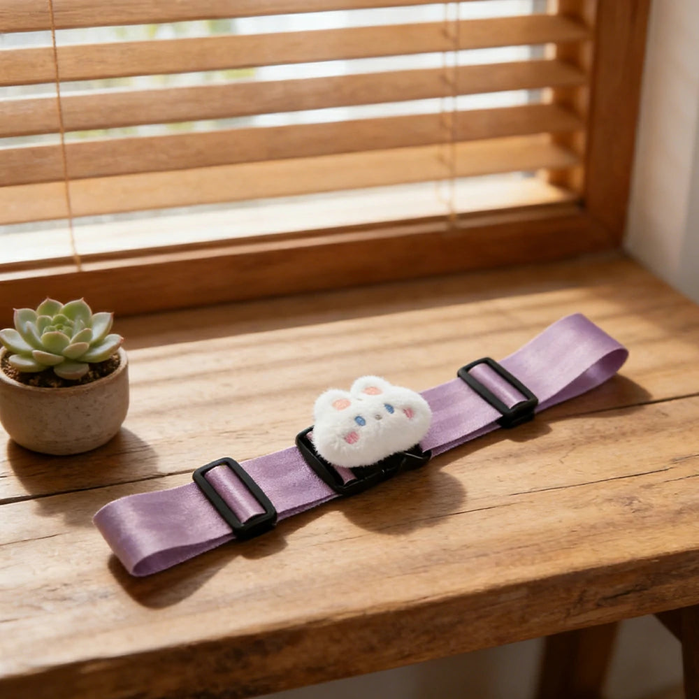 VOLTUS Single Kids Tricycle Safety Strap Adjustable Secure Fit Polyester Webbing with High-Strength Alloy Buckle - Purple