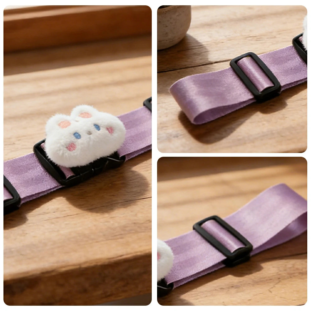 VOLTUS Single Kids Tricycle Safety Strap Adjustable Secure Fit Polyester Webbing with High-Strength Alloy Buckle - Purple