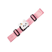 VOLTUS Single Kids Tricycle Safety Strap Adjustable Secure Fit Polyester Webbing with High-Strength Alloy Buckle - Pink