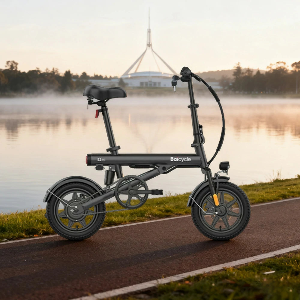 VOLTUS Folding Electric Bike 36V400W Brushless Motor Aluminium Alloy Frame Dual Suspension Dual Disc Brakes Long-Range Battery Design