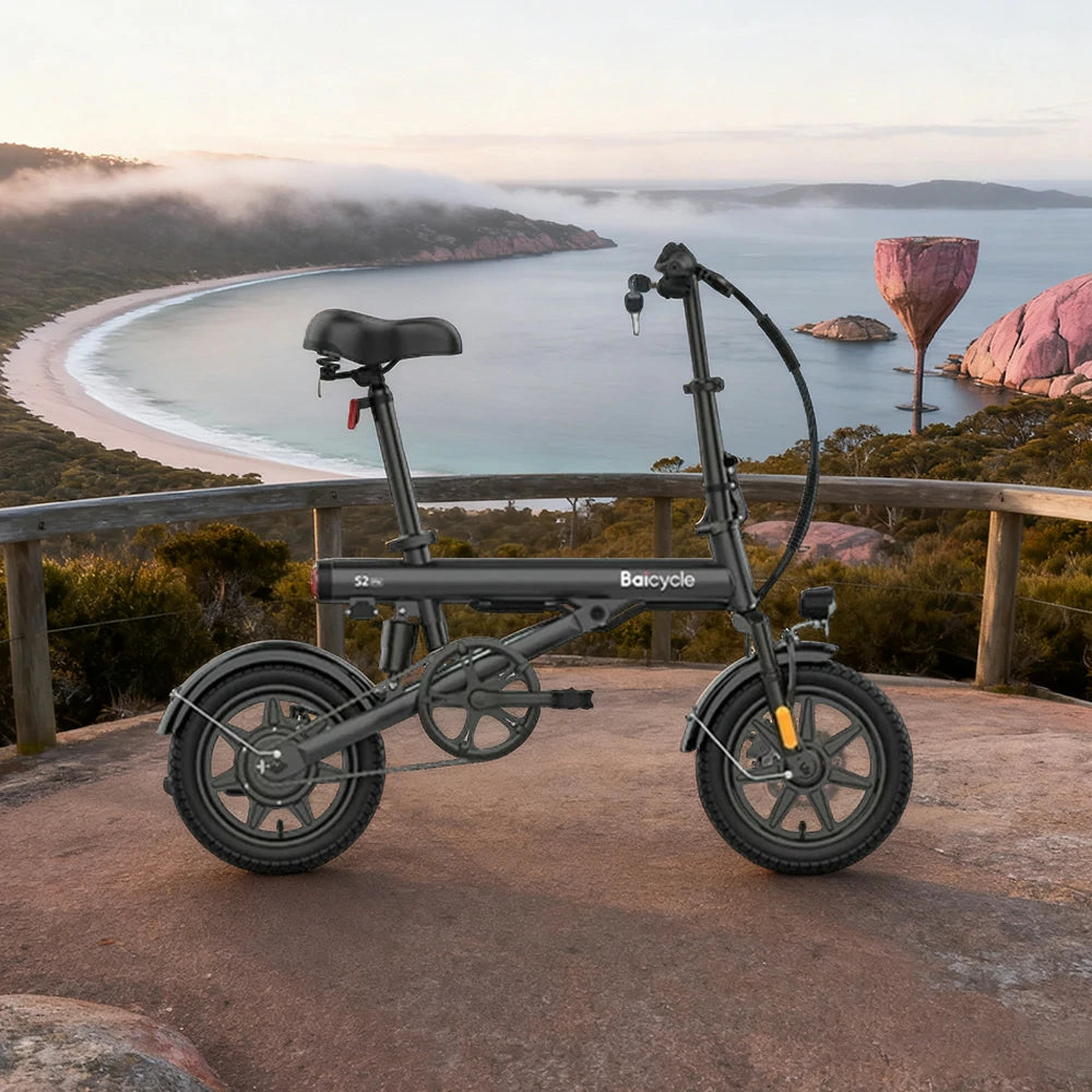 VOLTUS Folding Electric Bike 36V400W Brushless Motor Aluminium Alloy Frame Dual Suspension Dual Disc Brakes Long-Range Battery Design