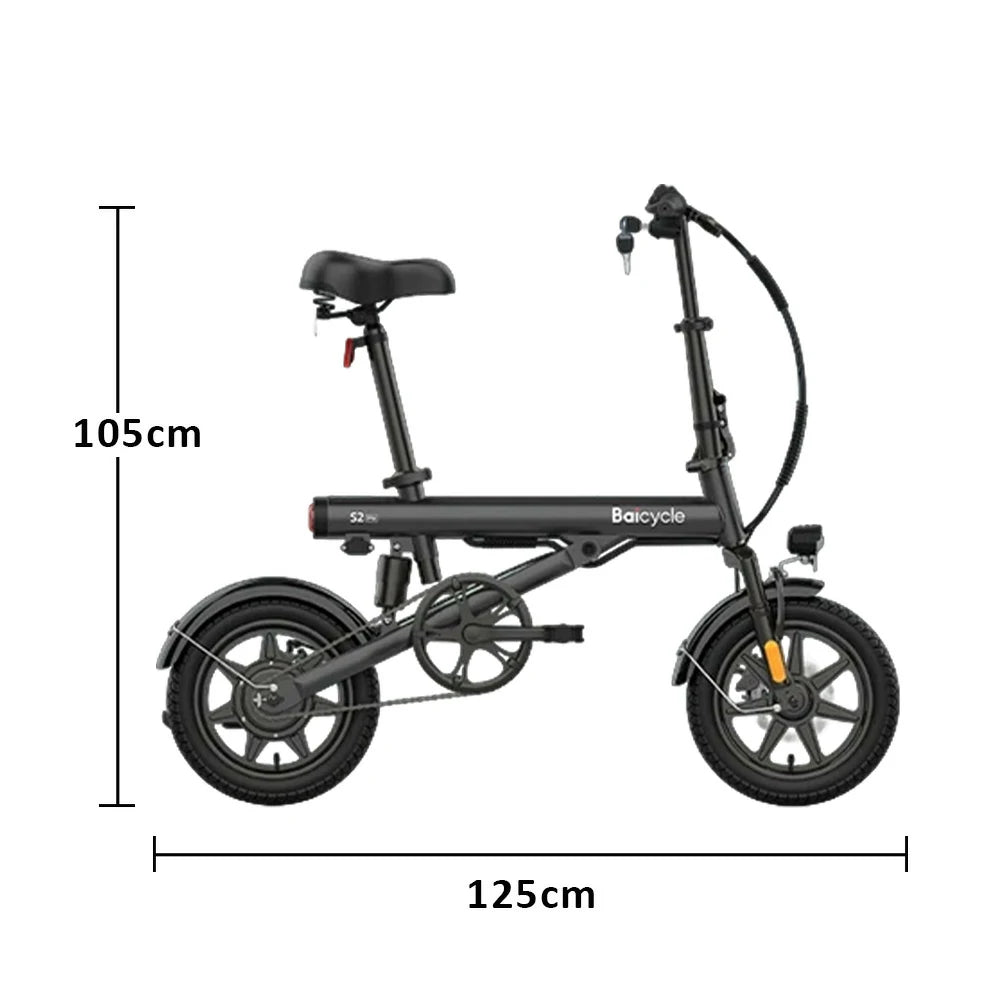 VOLTUS Folding Electric Bike 36V400W Brushless Motor Aluminium Alloy Frame Dual Suspension Dual Disc Brakes Long-Range Battery Design