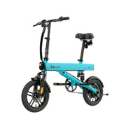 VOLTUS Folding Electric Bike 36V400W Brushless Motor Aluminium Alloy Frame Dual Suspension Dual Disc Brakes with Comfort Saddle Upgrade - Blue
