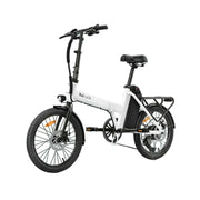 VOLTUS Folding Electric Bike 36V400W Brushless Motor Aluminium Alloy Frame Shim﻿ano 6-Speed 20-Inch Wheels with Long-Range 11Ah Battery