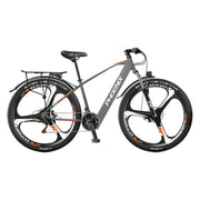 VOLTUS 26-Inch Electric Bike, 48V400W Motor, 21-Speed Gears, High Carbon Steel Frame, Three-Spoke Wheels, Hidden Waterproof Battery - Grey
