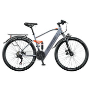 VOLTUS 26-Inch Electric Bike, 48V400W Motor, 21-Speed Gears, High Carbon Steel Frame, Dual Suspension, Hidden Waterproof Battery, Spoked Wheels