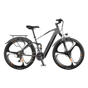 VOLTUS 26-Inch Electric Bike, 48V400W Motor, Shimano 21-Speed Gears, Aluminium Alloy Frame, Smart LCD Display, Dual Suspension, Three-Spoke Wheels - Grey