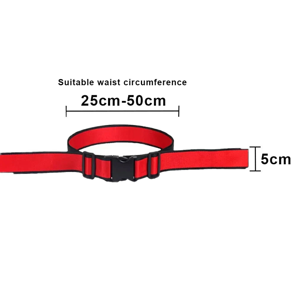 VOLTUS Single Kids Tricycle Safety Strap Full-Wrap Secure Support High-Strength Webbing No-Drill Installation Adjustable Fit - Red