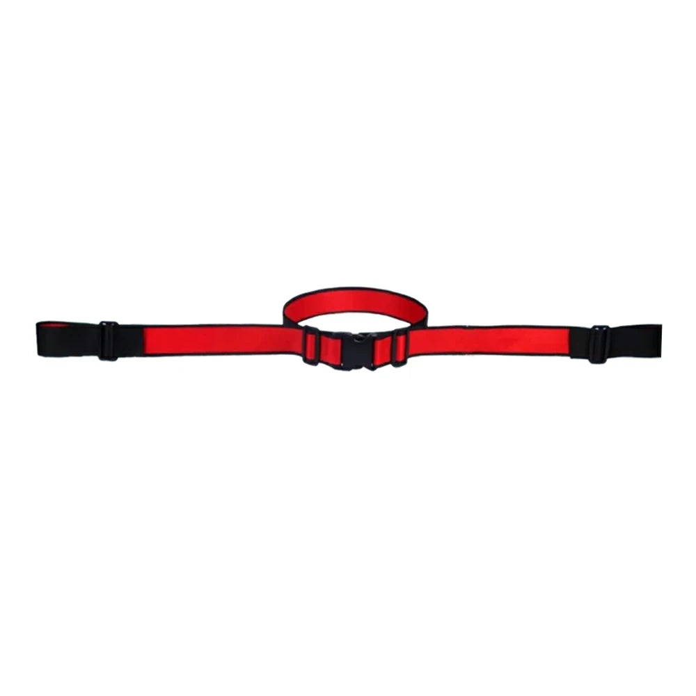 VOLTUS Single Kids Tricycle Safety Strap Full-Wrap Secure Support High-Strength Webbing No-Drill Installation Adjustable Fit - Red