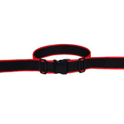 VOLTUS Single Kids Tricycle Safety Strap Full-Wrap Secure Support High-Strength Webbing No-Drill Installation Adjustable Fit - Black&Red