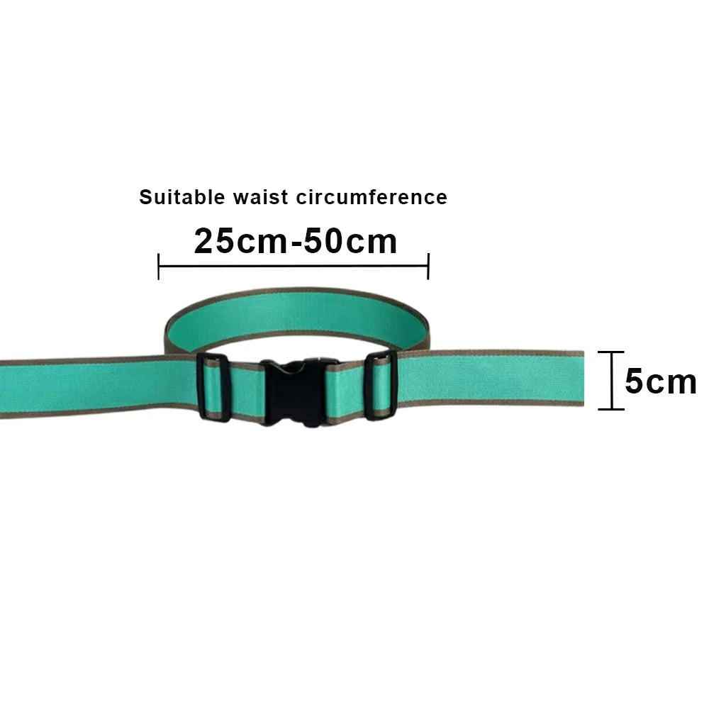 VOLTUS Single Kids Tricycle Safety Strap Full-Wrap Secure Support High-Strength Webbing No-Drill Installation Adjustable Fit - Green