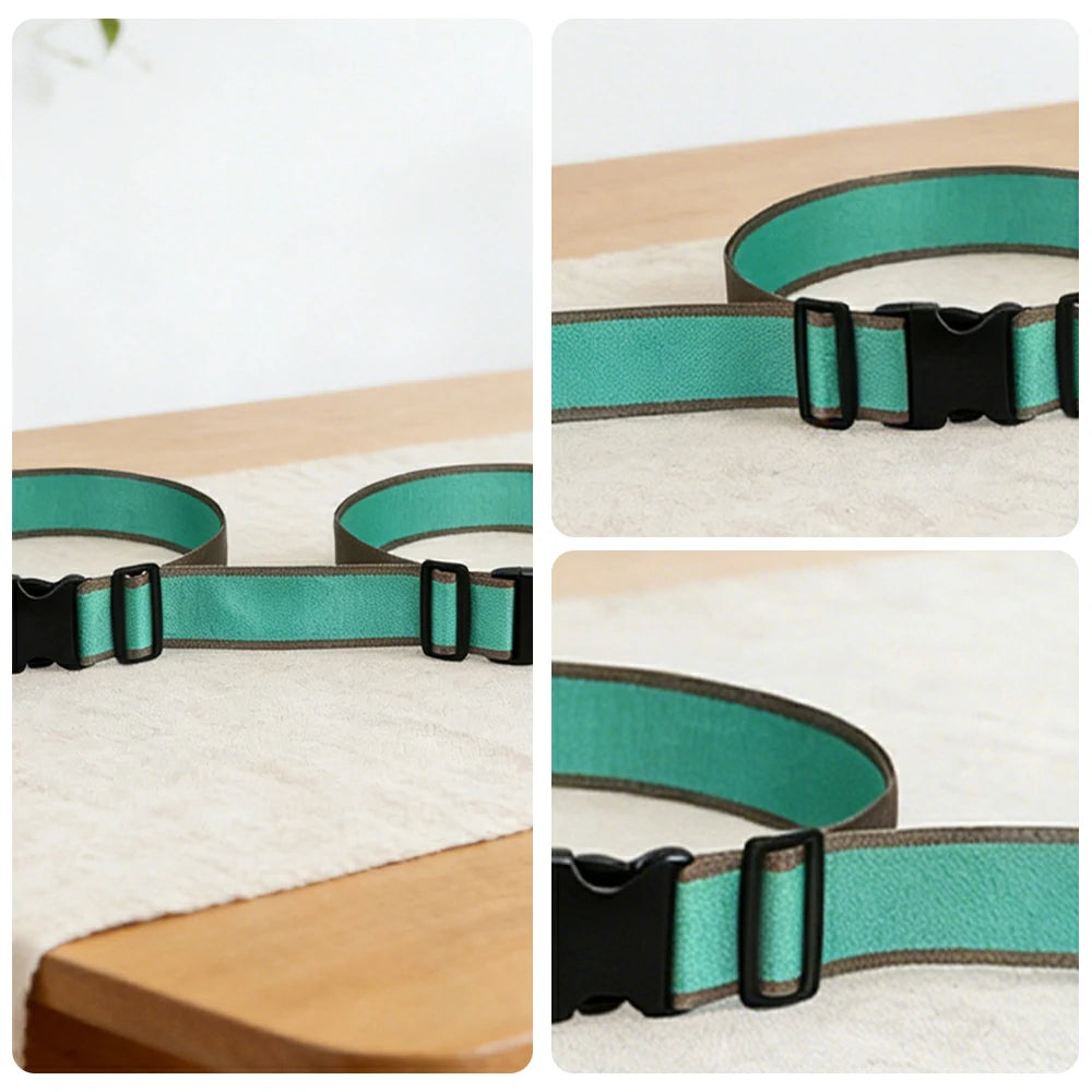 VOLTUS Double Kids Tricycle Safety Strap Full-Wrap Secure Support High-Strength Webbing No-Drill Installation Adjustable Fit - Green