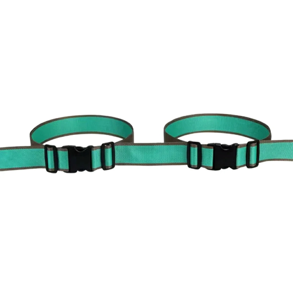 VOLTUS Double Kids Tricycle Safety Strap Full-Wrap Secure Support High-Strength Webbing No-Drill Installation Adjustable Fit - Green