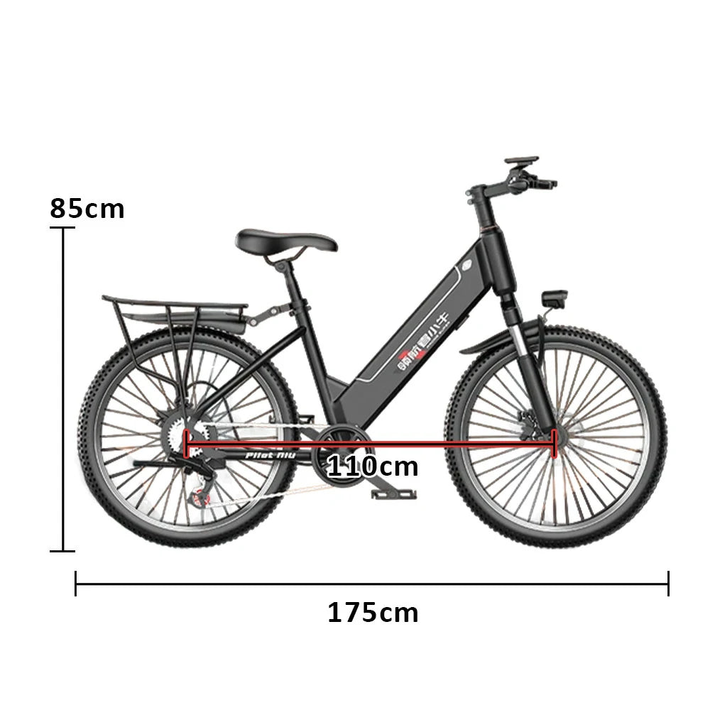 VOLTUS Electric Scooter Bike Powerful 48V 6/10/20A Brushless Motor Automotive-Grade Battery High-Carbon Steel Frame Multi-Mode Shifting with ABS Disc Brakes