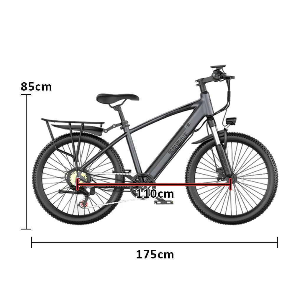 VOLTUS Electric Racing Bike Powerful 48V 6/10/20A Brushless Motor Automotive-Grade Battery High-Carbon Steel Frame Multi-Mode Shifting with ABS Disc Brakes